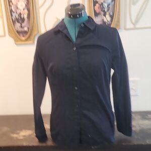 The Limited Navy Button Down Shirt